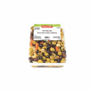 Green & Black Olives with Vegetables Pitted