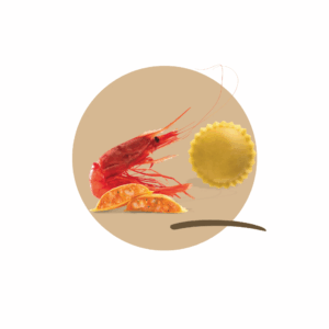 Pasta Bottoni al Gambero Rosso K143